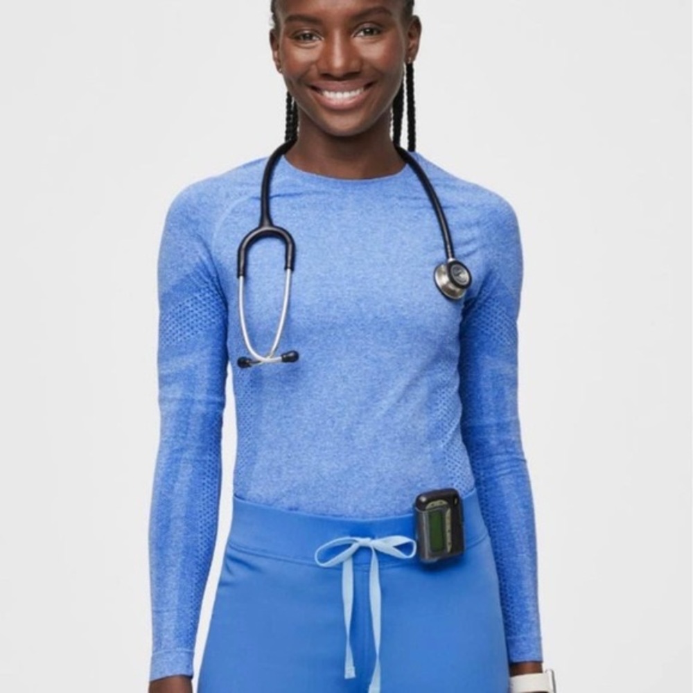Figs Capri Blue Salta - Performance Underscrub - Size M